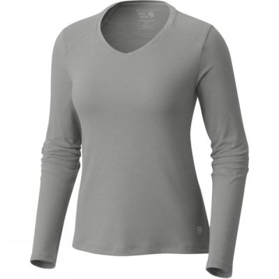 Tee Mountain Hardwear Coolhiker AC Manga Larga Mujer Gris - Chile PSA428097